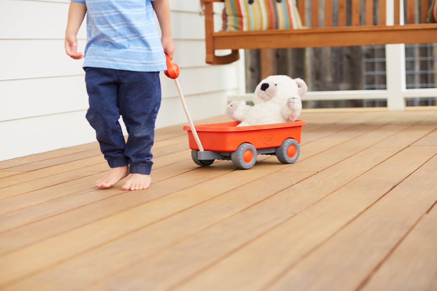 Detalle 2 de Green Toys Wagon Orange