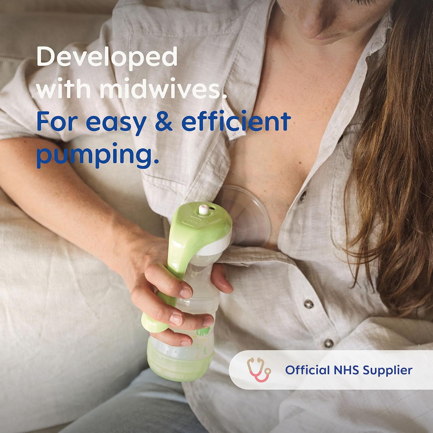 Thumbnail 5 de MAM Manual Breast Pump with One Size Funnel – Quiet, Comfortable Expressing