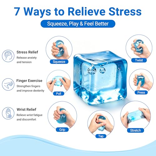 Thumbnail 2 de FISFET 5.5 cm Ice Cube Squishy Fidget Toy