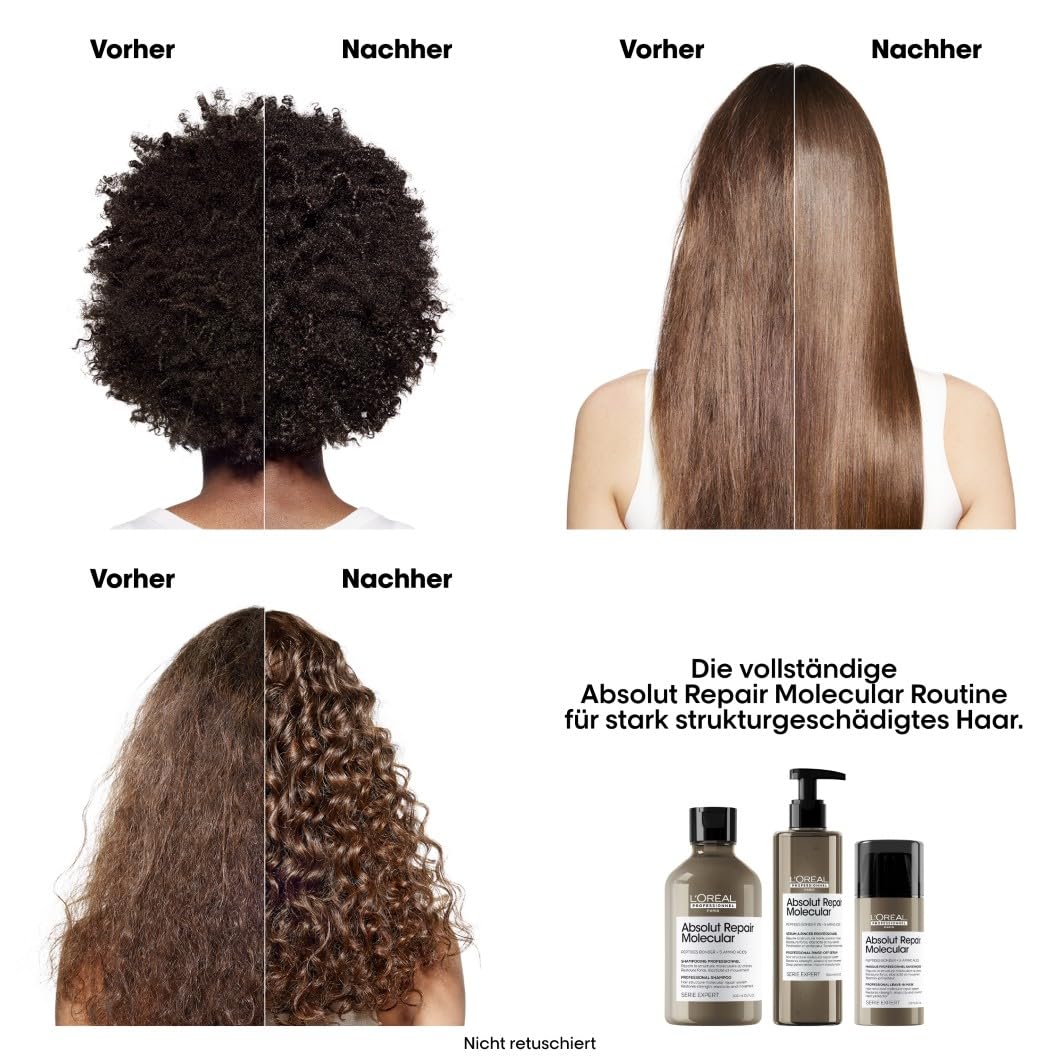 Thumbnail 3 de L’Oréal Professionnel Absolut Repair Molecular Rinse-Off Serum: Serum für strukturgeschädigtes Haar mit 2% Peptidbondern