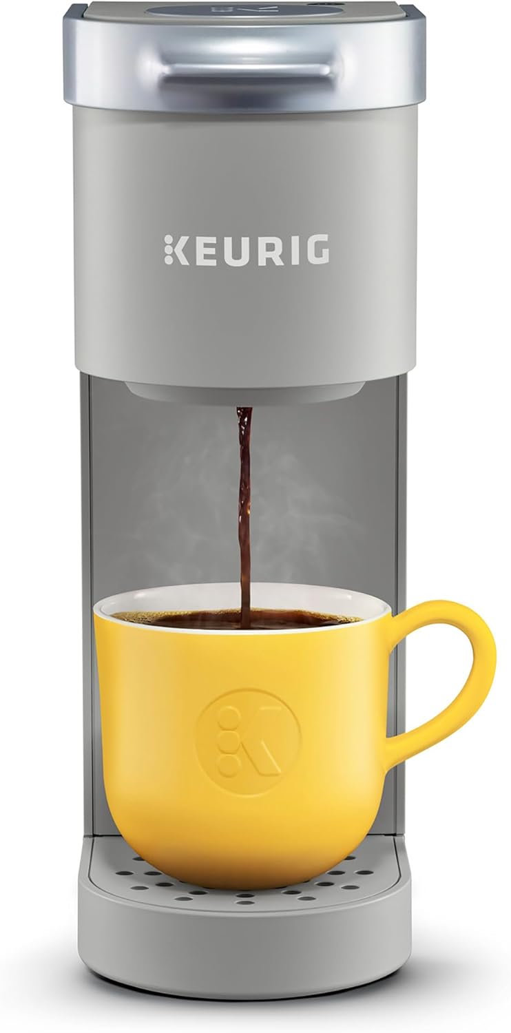 Detalle de Keurig K-Mini single-serve K-Cup coffee maker (6–12 oz) with cord storage