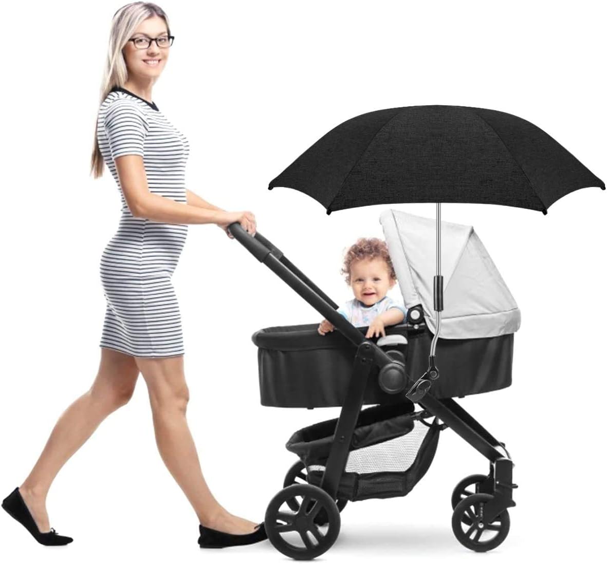 Thumbnail 6 de RIOGOO Ombrellone per passeggino: protezione UV 50+ e design universale
