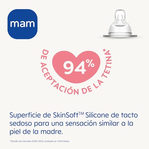 Thumbnail 2 de MAM Tetina X para líquidos espesos (a partir de 6 meses) – Pack de 2, Silicona SkinSoft