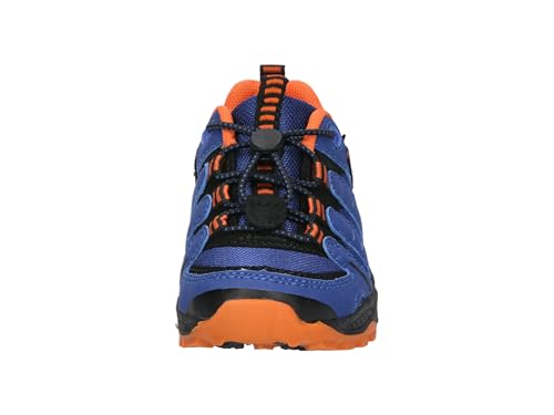 Detalle 2 de Lico Fremont: Scarpe da Trekking Unisex per Bambini e Ragazzi (Blu/Nero/Arancione) - Taglia 32 EU