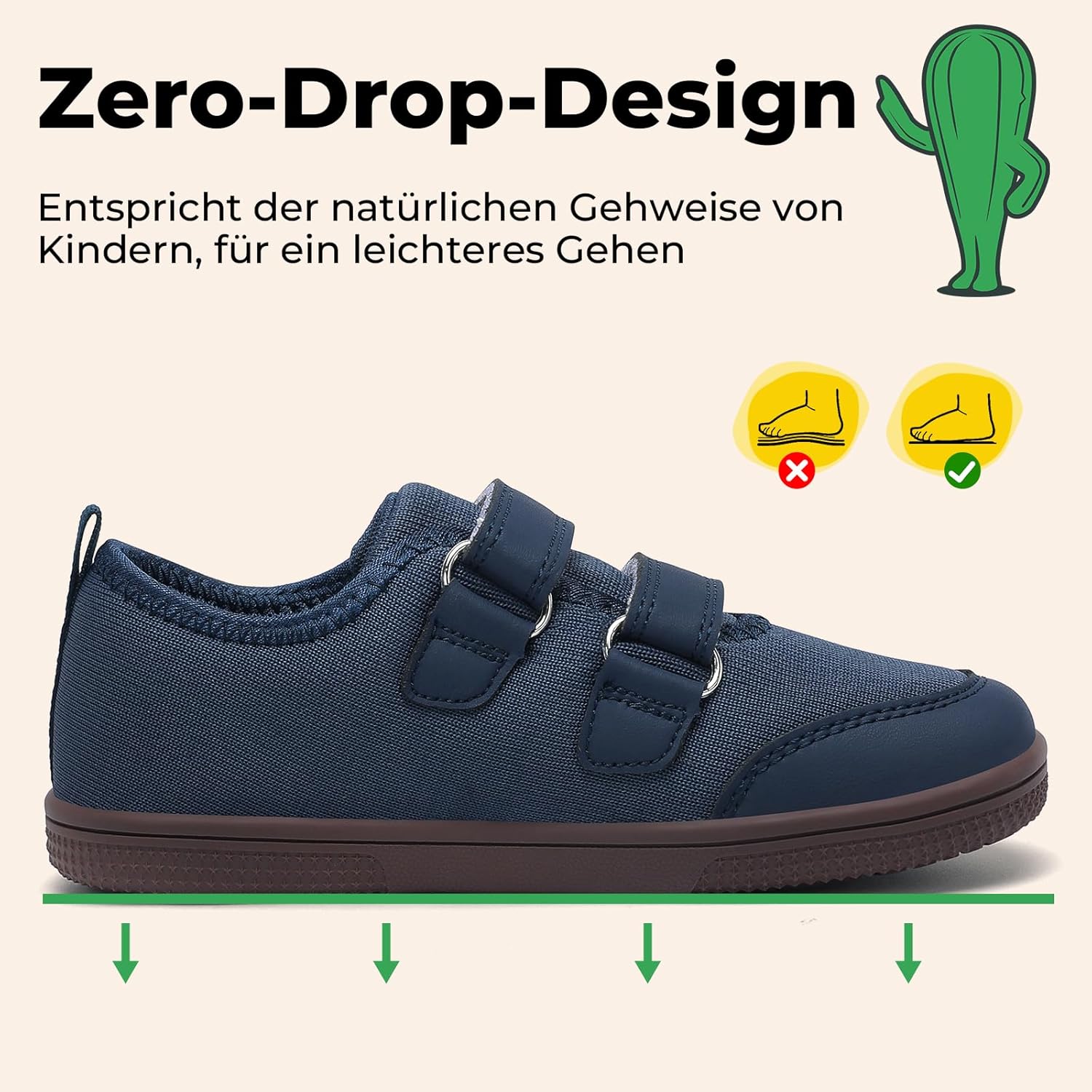 Thumbnail 4 de SAGUARO Barfußschuhe für Kinder – atmungsaktiv, rutschfeste Sohle, breite Zehenbox (Gr. 25–35)