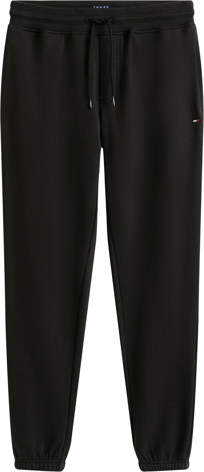 Detalle de Tommy Jeans men’s Flag slim fit jogging bottoms with drawstring