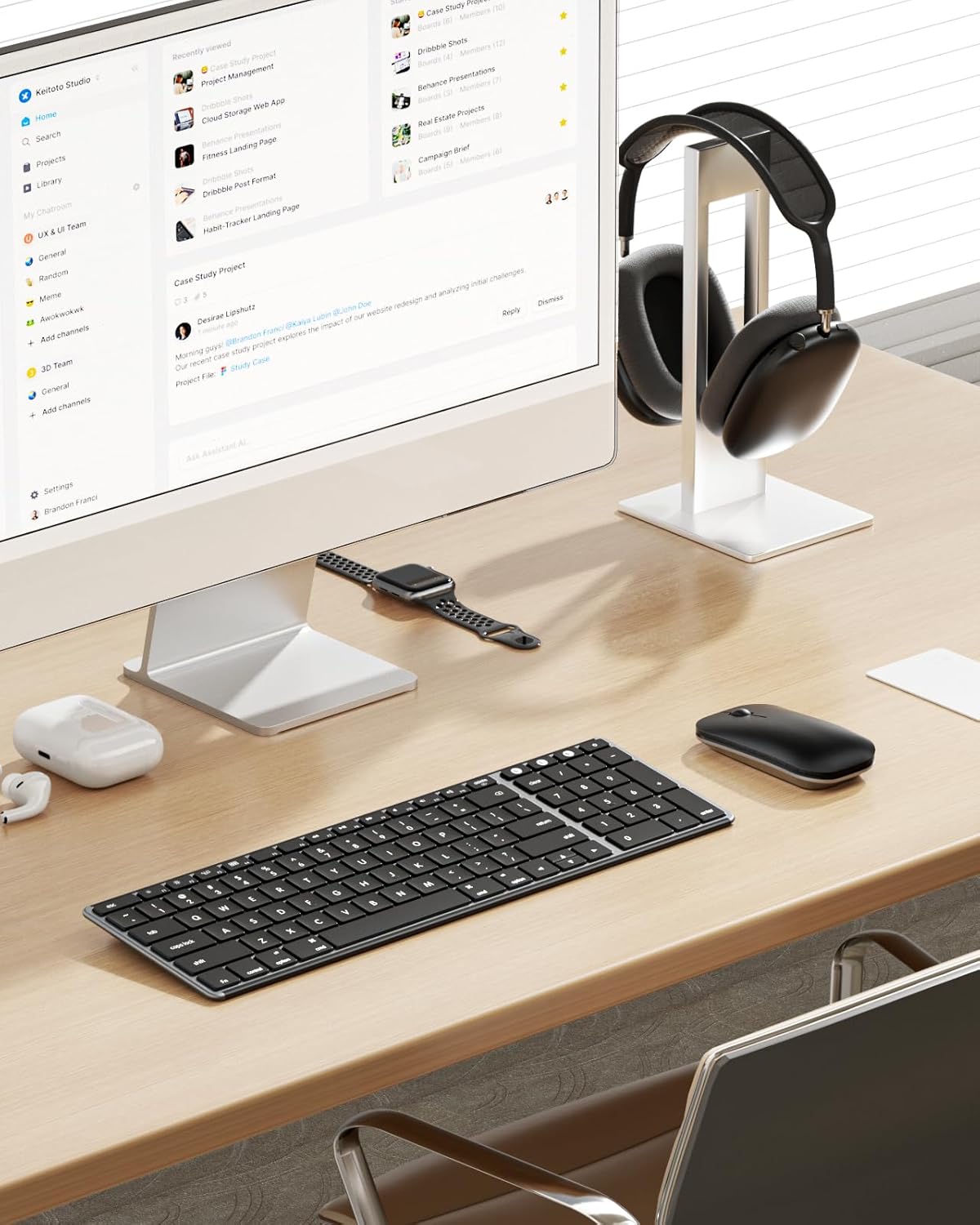Thumbnail 6 de Seenda SKM64-2 Bluetooth Keyboard and Mouse Combo for Mac