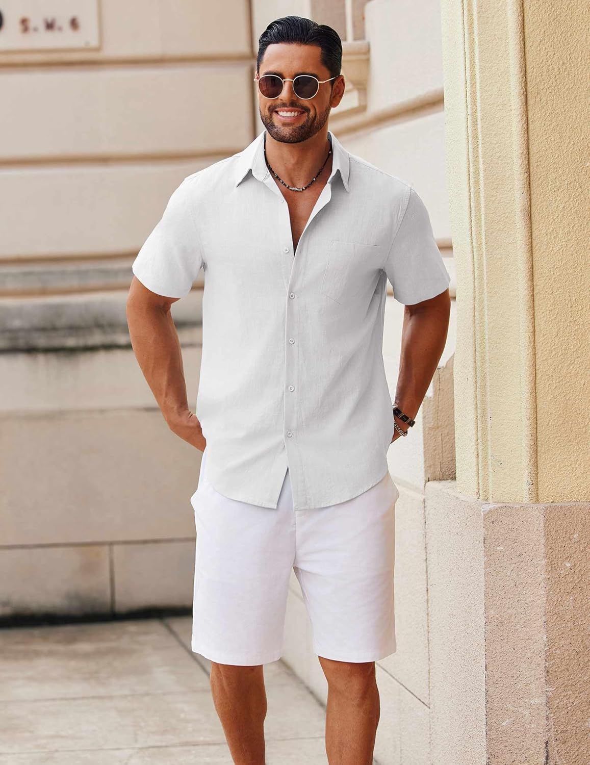 Thumbnail 2 de COOFANDY Button Down Shirt 100% Cotton