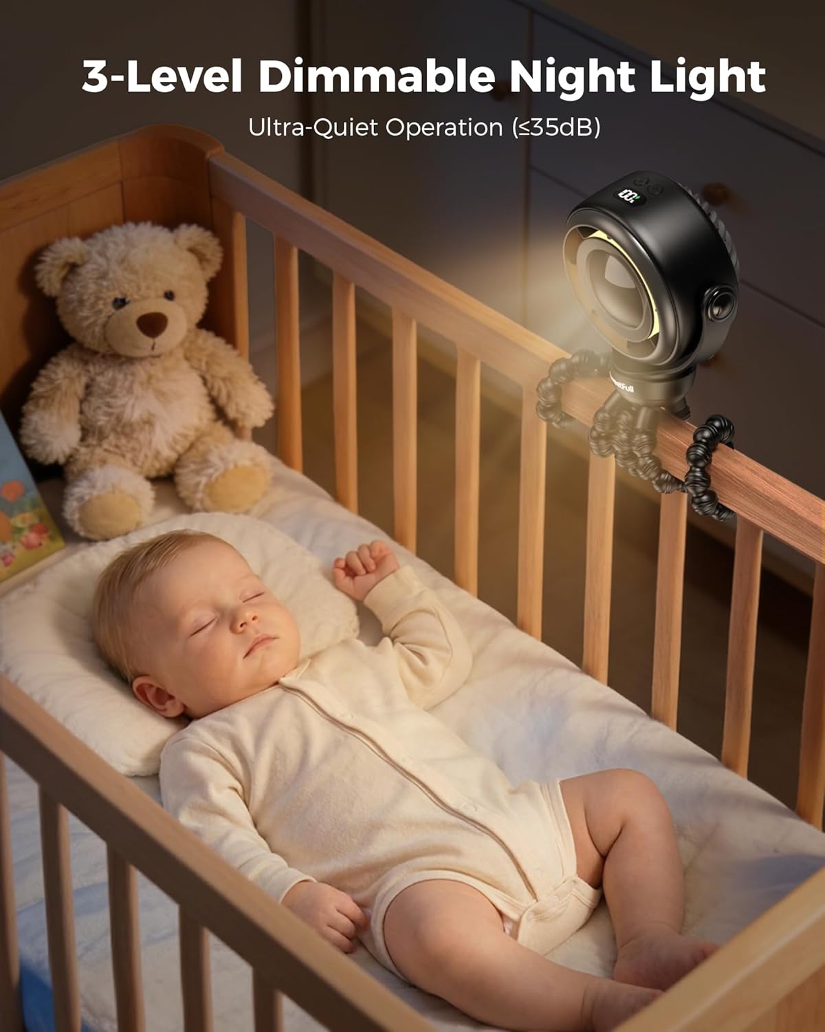 Thumbnail 5 de SWEETFULL Portable Pram Fan 4000mAh
