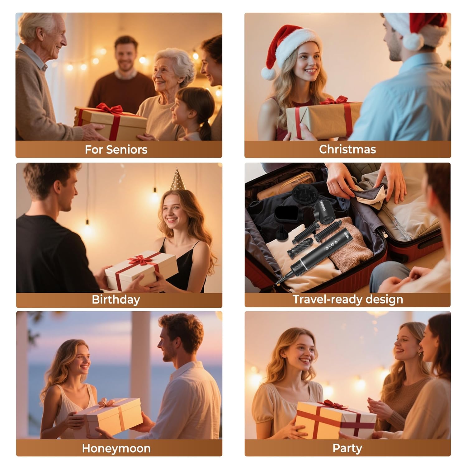 Thumbnail 5 de UKLISS Airstyler 7-in-1 Pro: Hair Dryer & Haarstyler-Set für Locken, Glätten und Föhnen