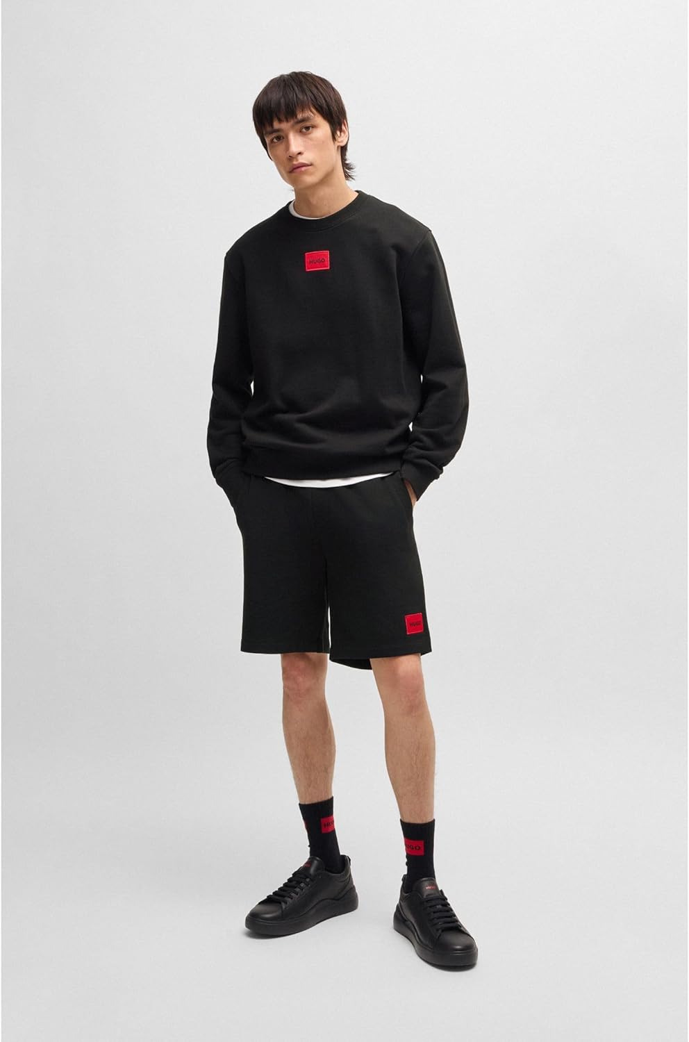 Thumbnail 1 de HUGO Men's Diz222 Jersey Shorts, Black001, Size S