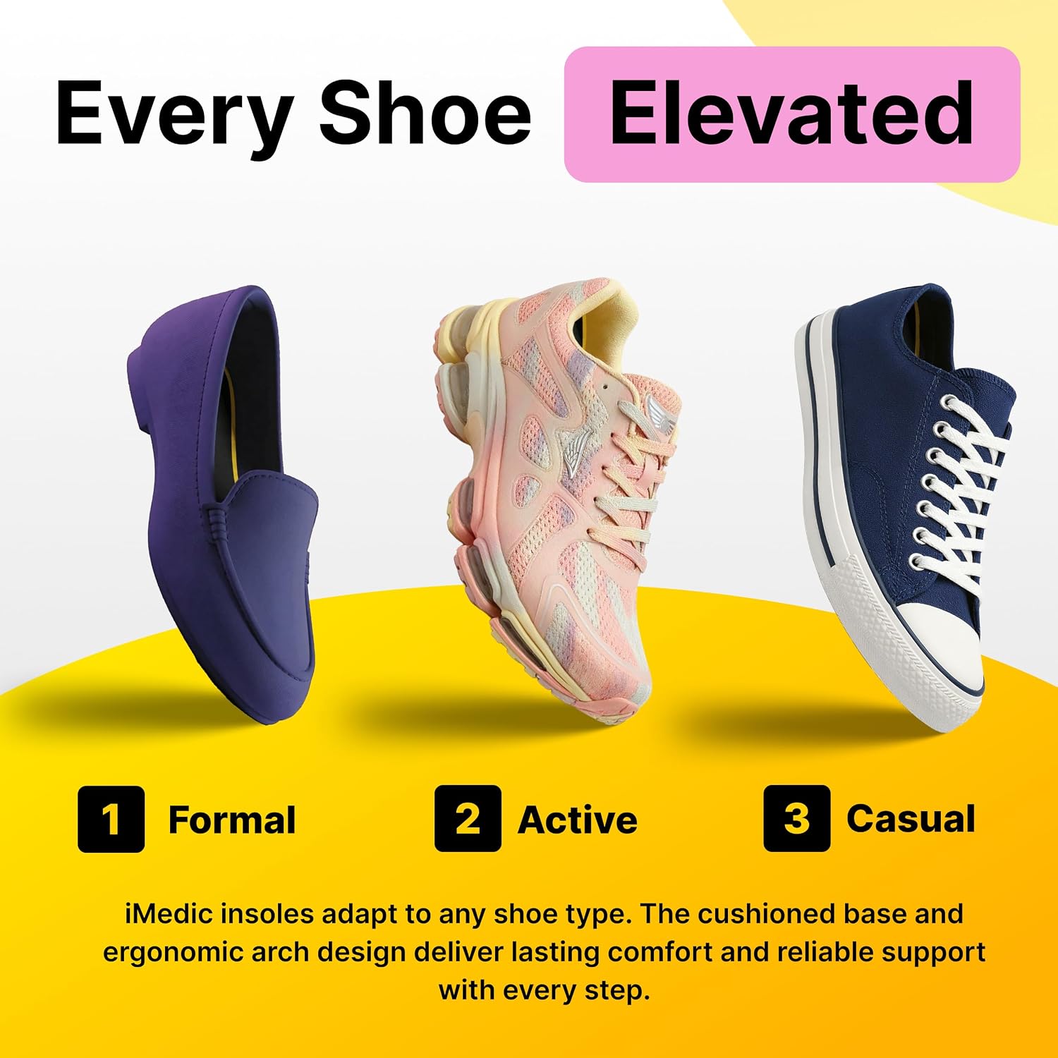 Thumbnail 6 de iMedic Orthotic Insoles Size S 6–7 for Plantar Fasciitis