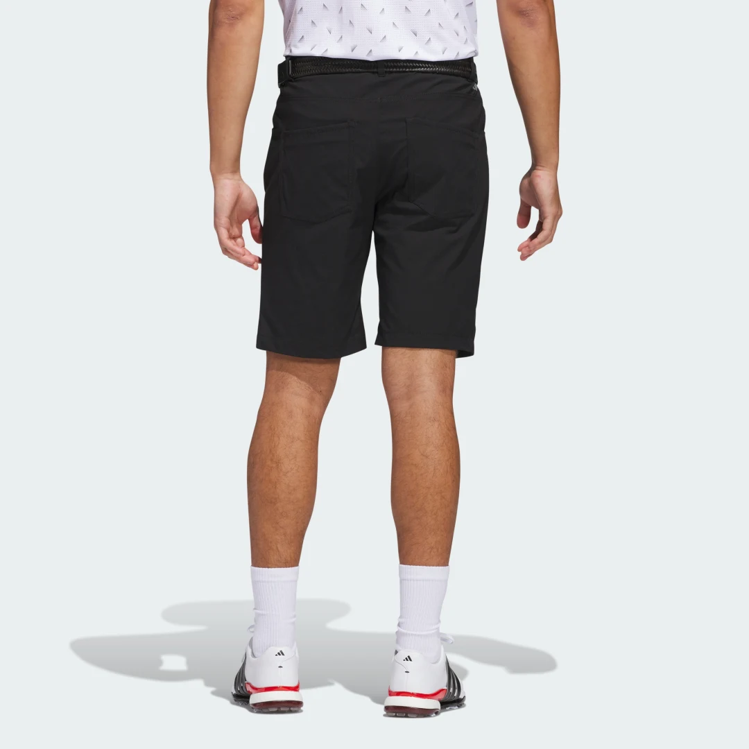 Detalle de Pantalón corto Ultimate365 5-Pocket Golf de Adidas – Negro