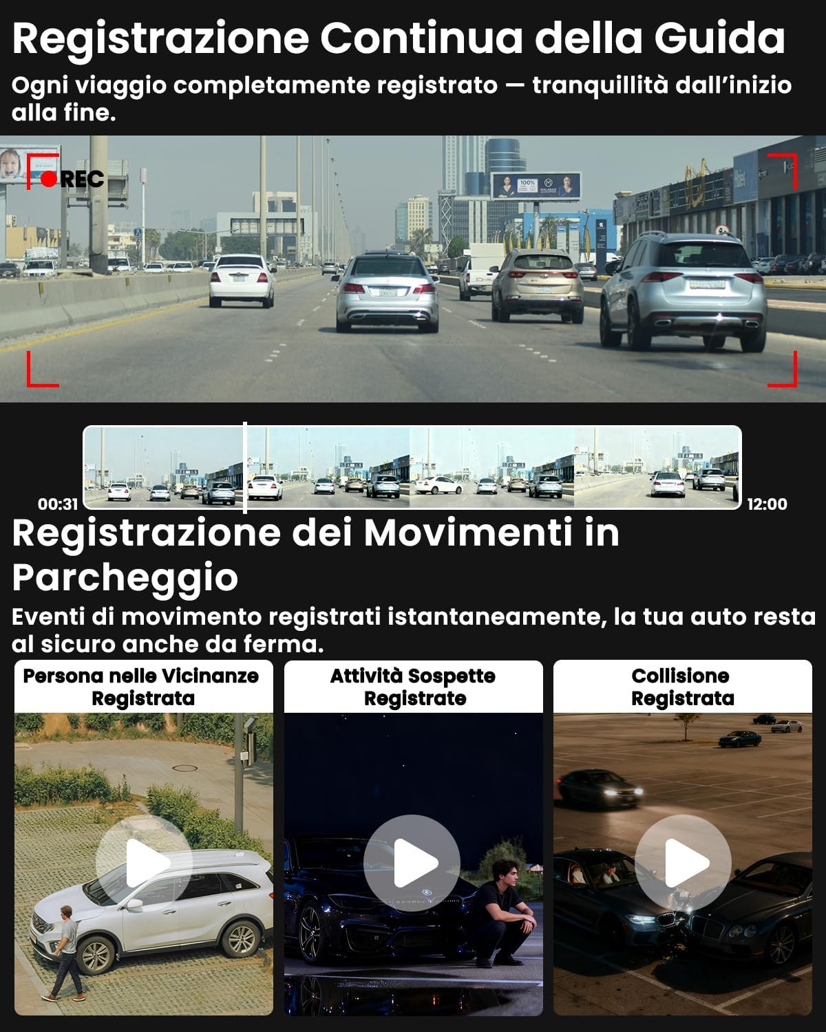Thumbnail 4 de Veralyxa 4G LTE Dash Cam Auto 64GB