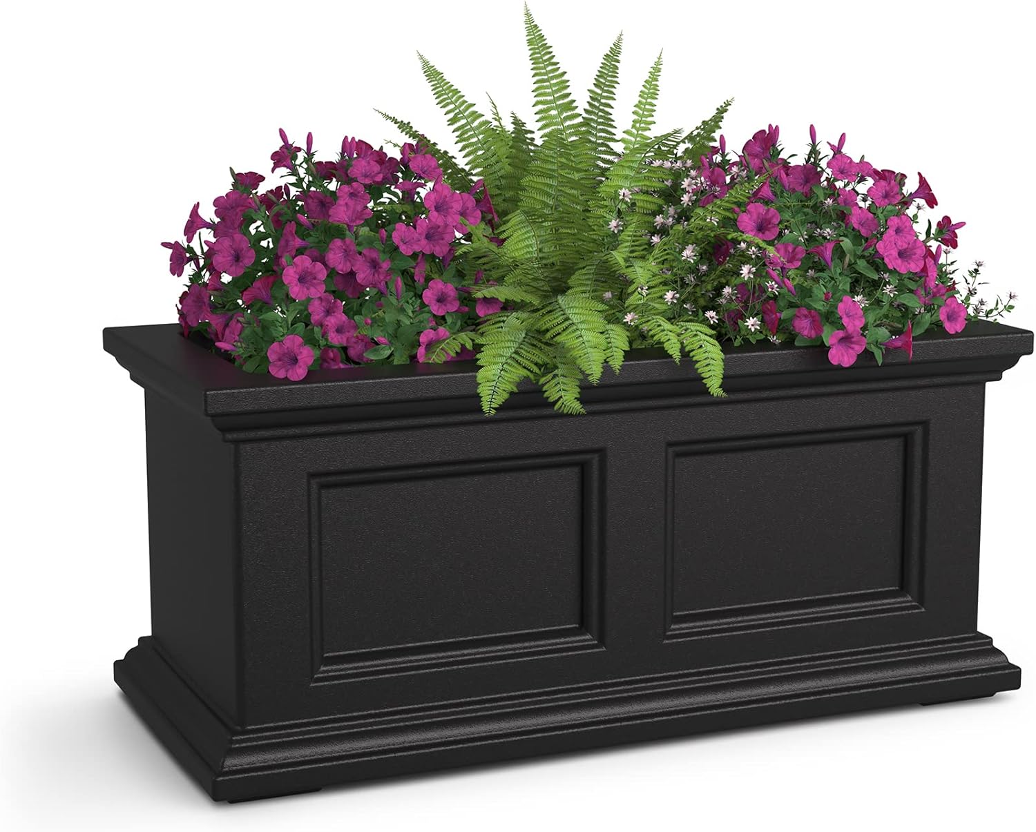 Detalle de Mayne Fairfield 4882-B – skrzynka okienna 2-stopowa, samonawadniająca, czarna