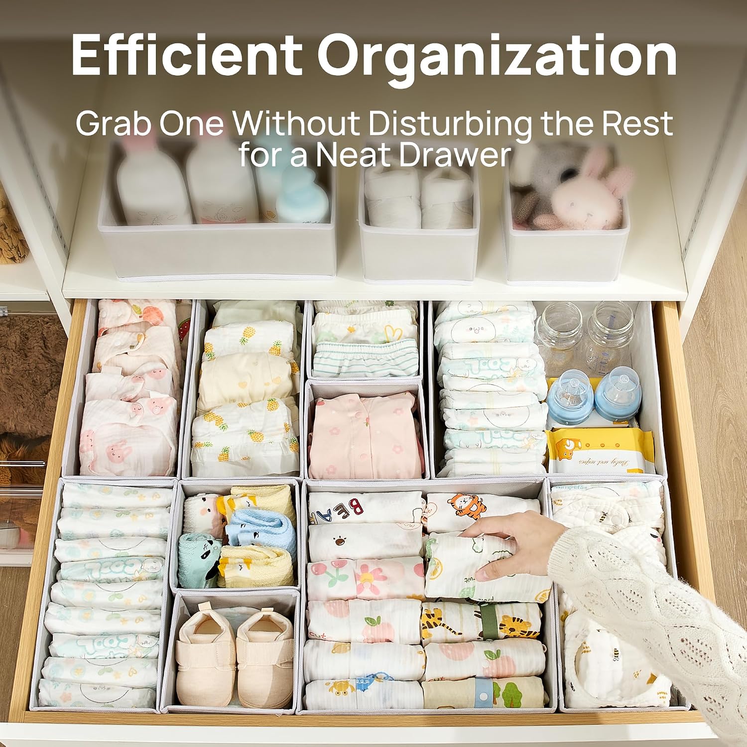 Detalle de Vtopmart Baby Clothes Organizer 18 Pack
