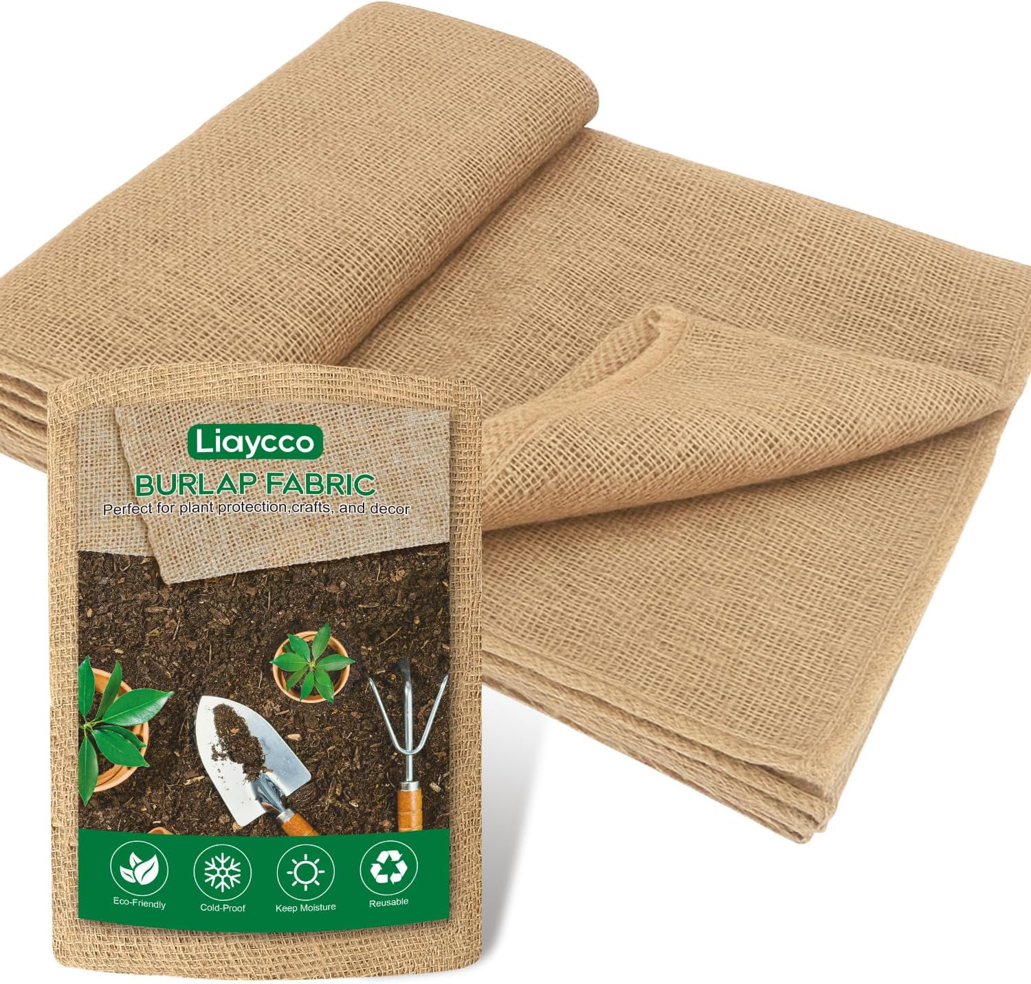Detalle de Burlap Fabric Roll, 40" x 7 Feet