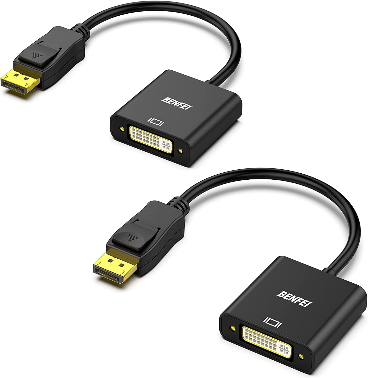 Detalle de BENFEI DisplayPort auf DVI Konverter 2er Set