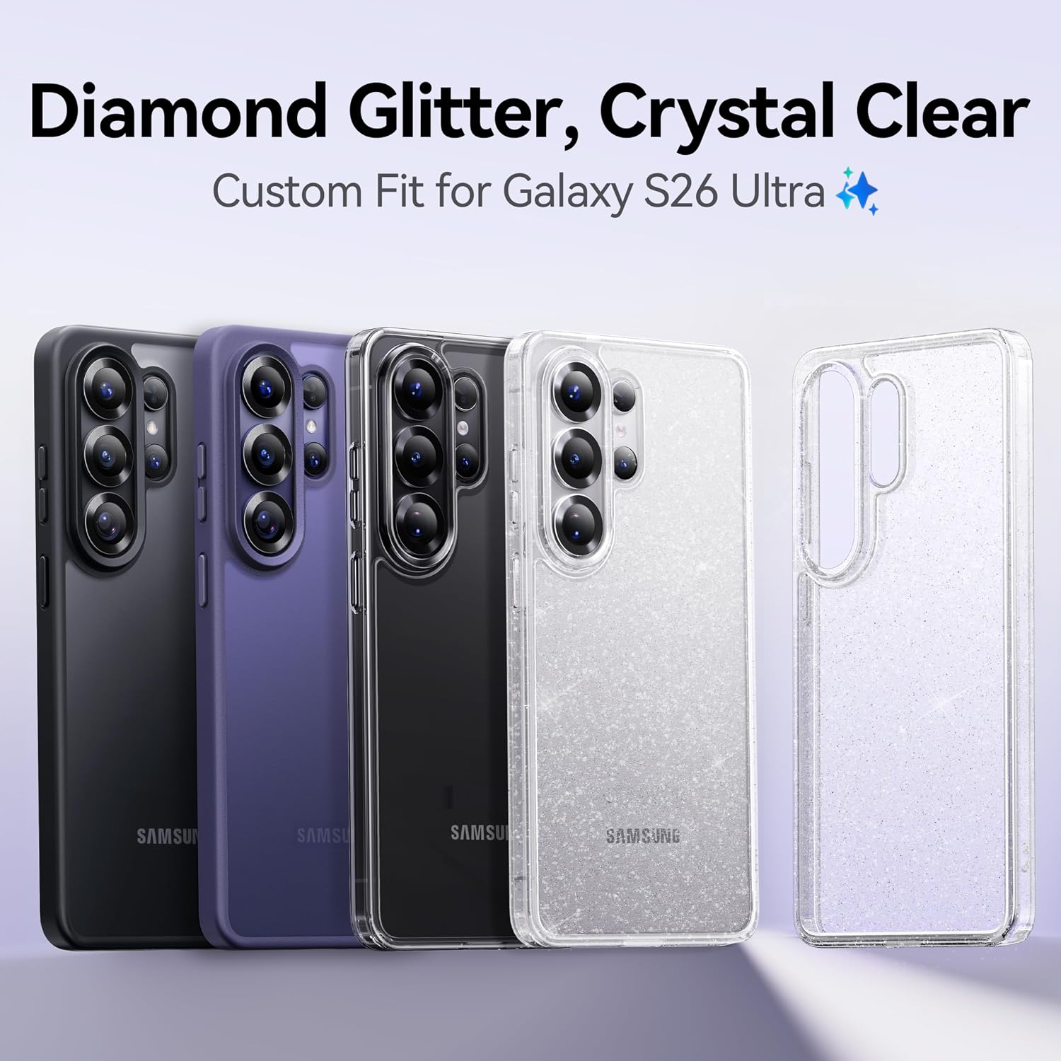 Thumbnail 1 de CASEKOO Pearl Glitter Case for Galaxy S26 Ultra