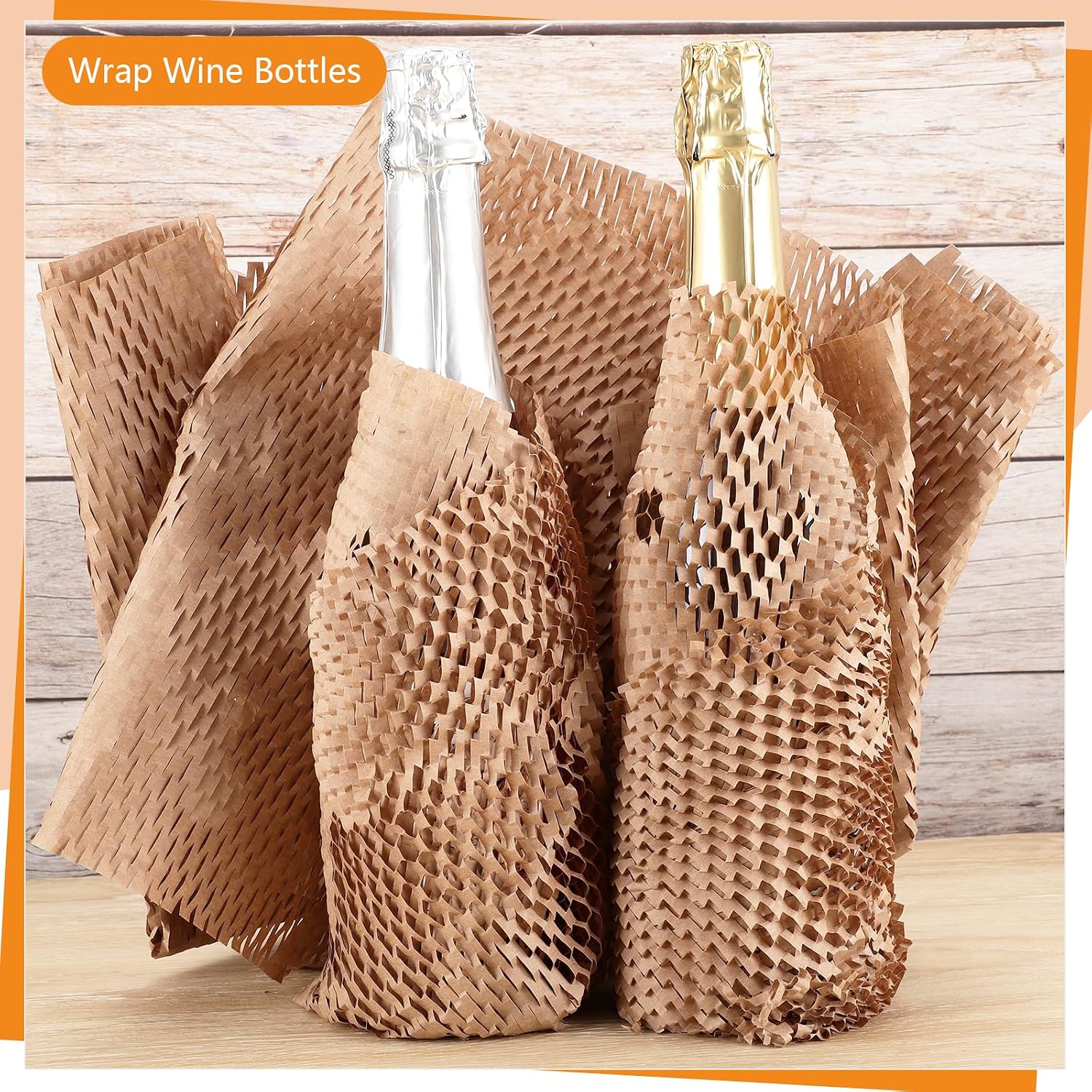 Detalle 2 de Honeycomb bubble wrap alternative roll 100M
