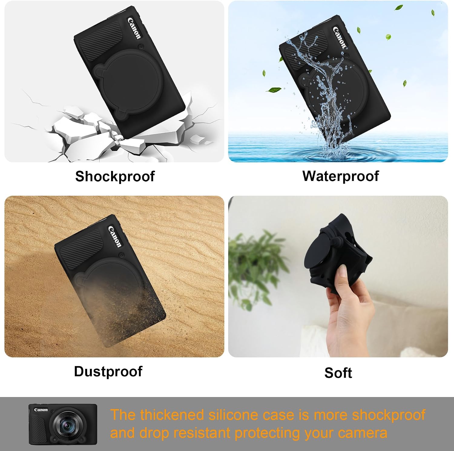 Thumbnail 5 de Elonbo Camera Case for Canon SX740 1:1 fit