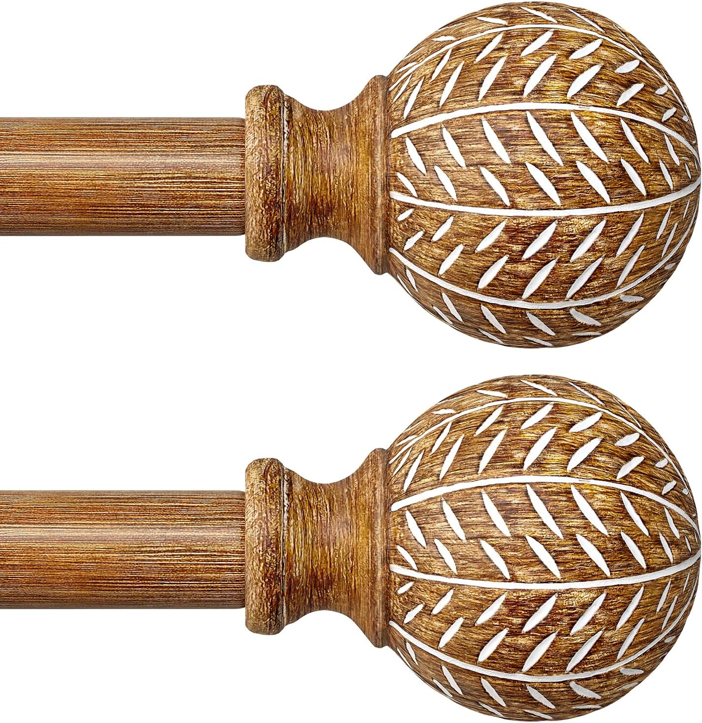 Detalle de QDWIS Curtain Rods 1-Inch Diameter