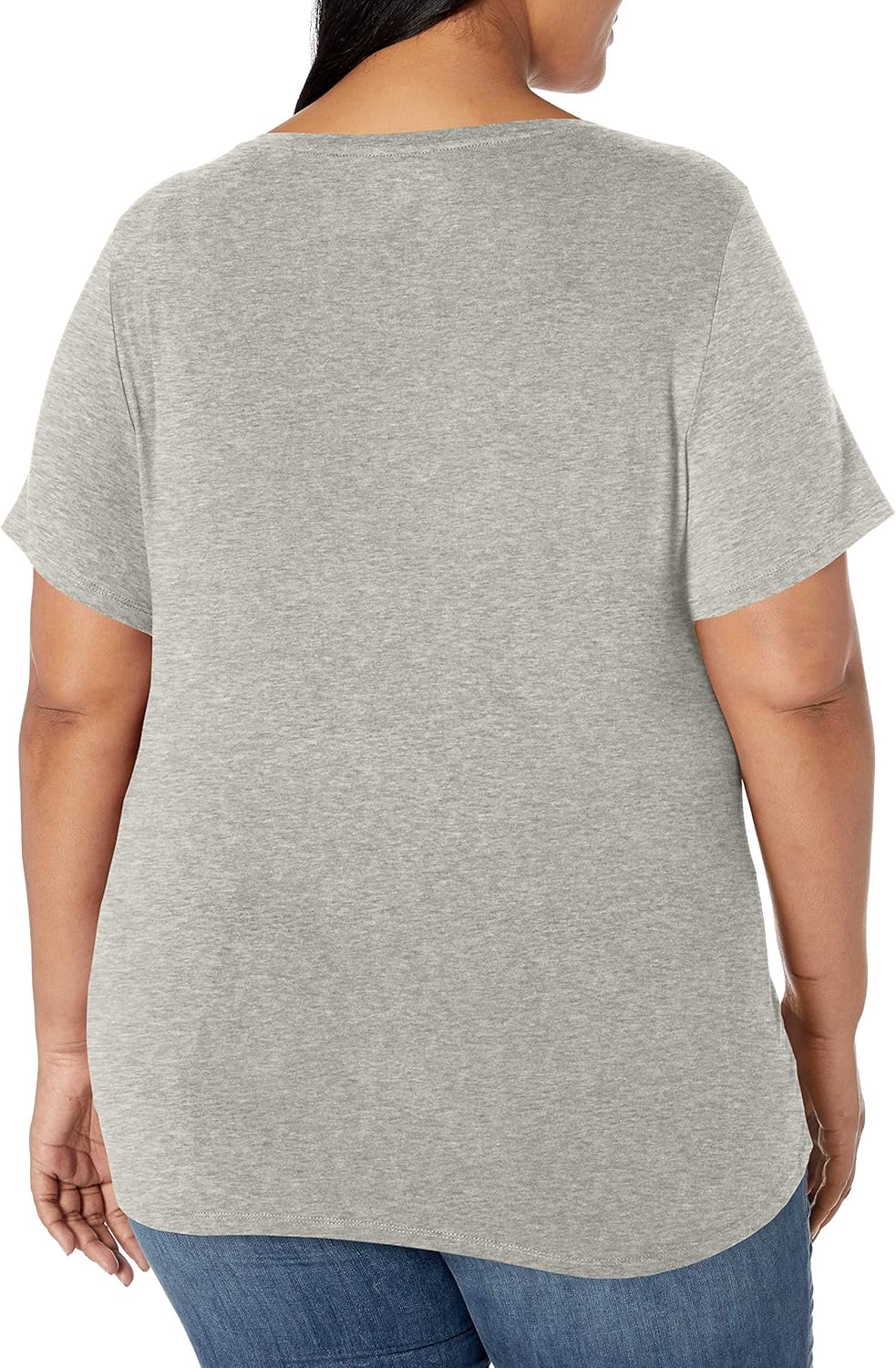 Thumbnail 3 de Amazon Essentials Damen Plus Size T-Shirt mit V-Ausschnitt und kurzen Ärmeln (klassische Passform)