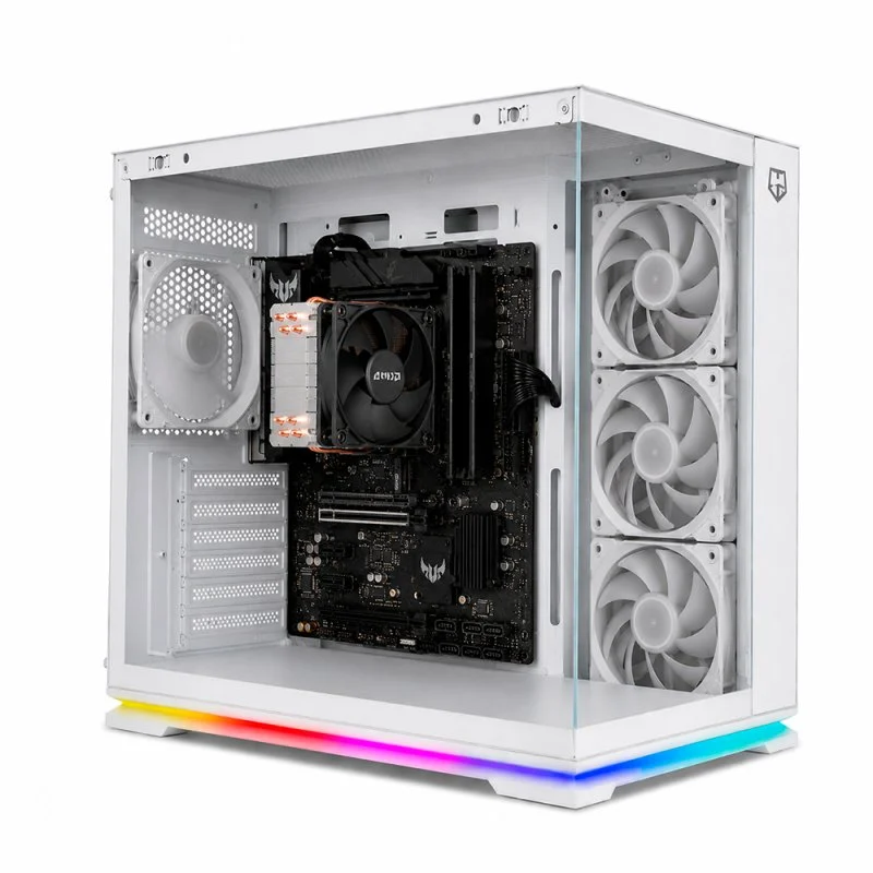Detalle de NeoPC Ryzen 7 5700G: PC de sobremesa blanco con 8 GB DDR4, 240 GB SSD y Windows 11 Pro