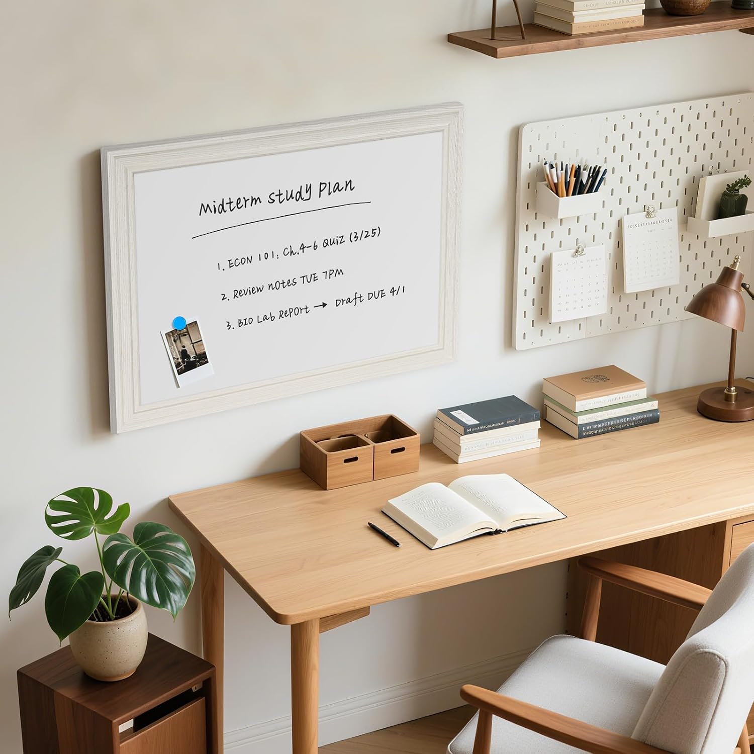 Detalle 2 de QUEENLINK TZMDF-8119-MWB-4560 Magnetic Dry-Erase Board, 24 x 18-Inch