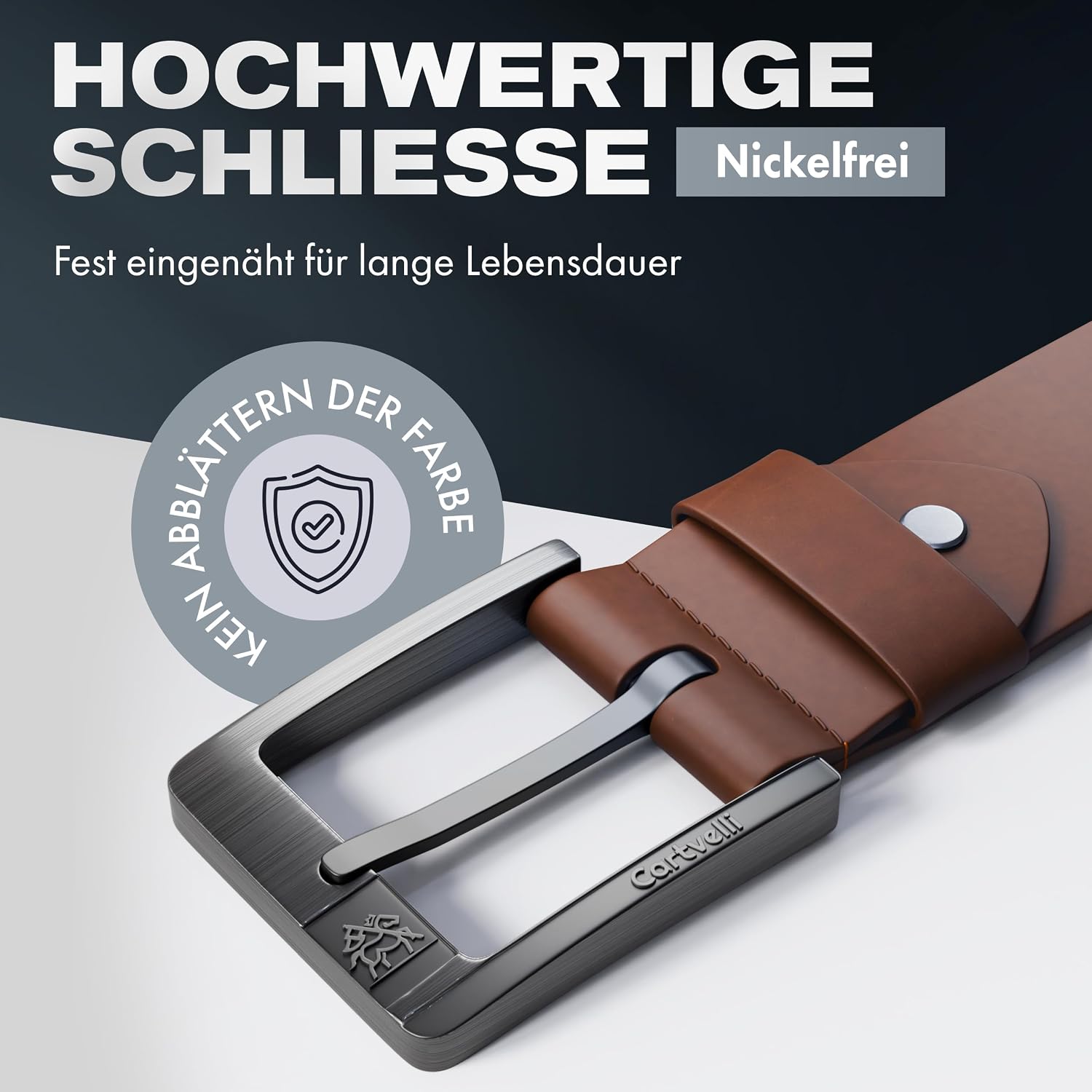 Thumbnail 3 de Cartvelli Premium Ledergürtel 40 mm