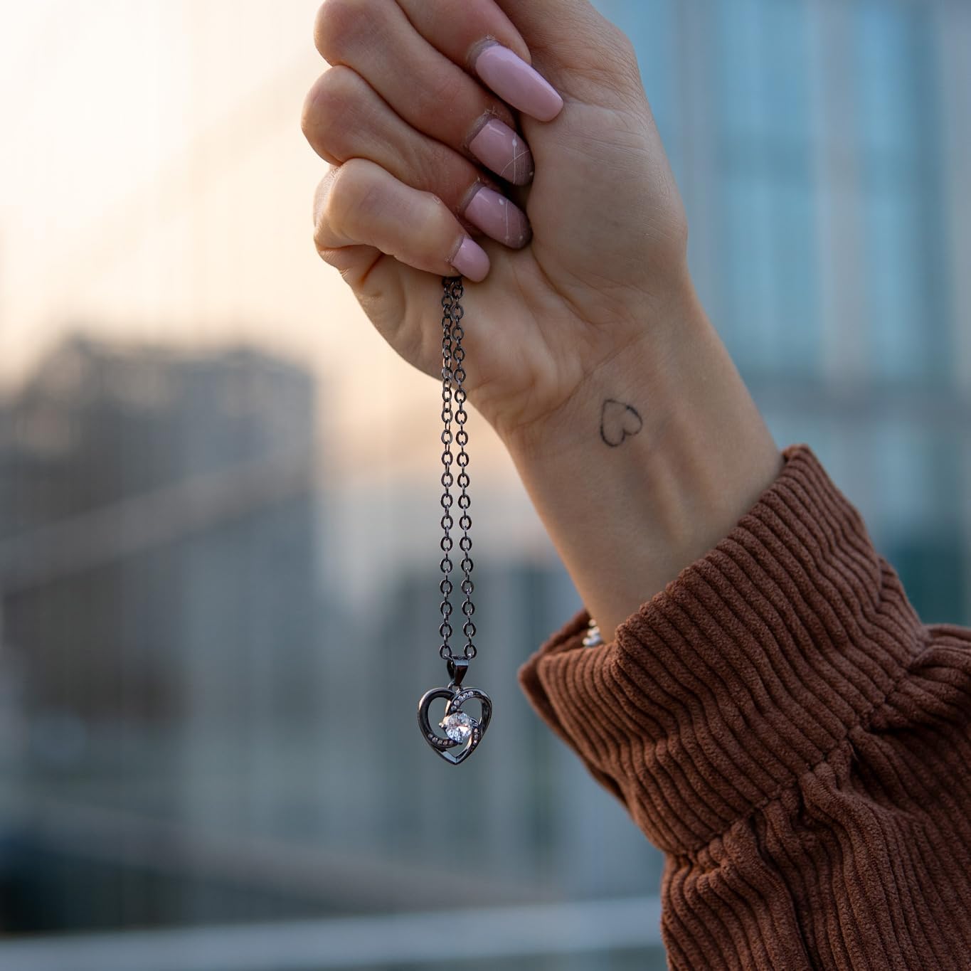 Thumbnail 5 de SERASAR Premium Halskette für Damen aus 925 Sterling Silber mit 18 Karat Echtgoldplattierung (verstellbar, 4 Farben)