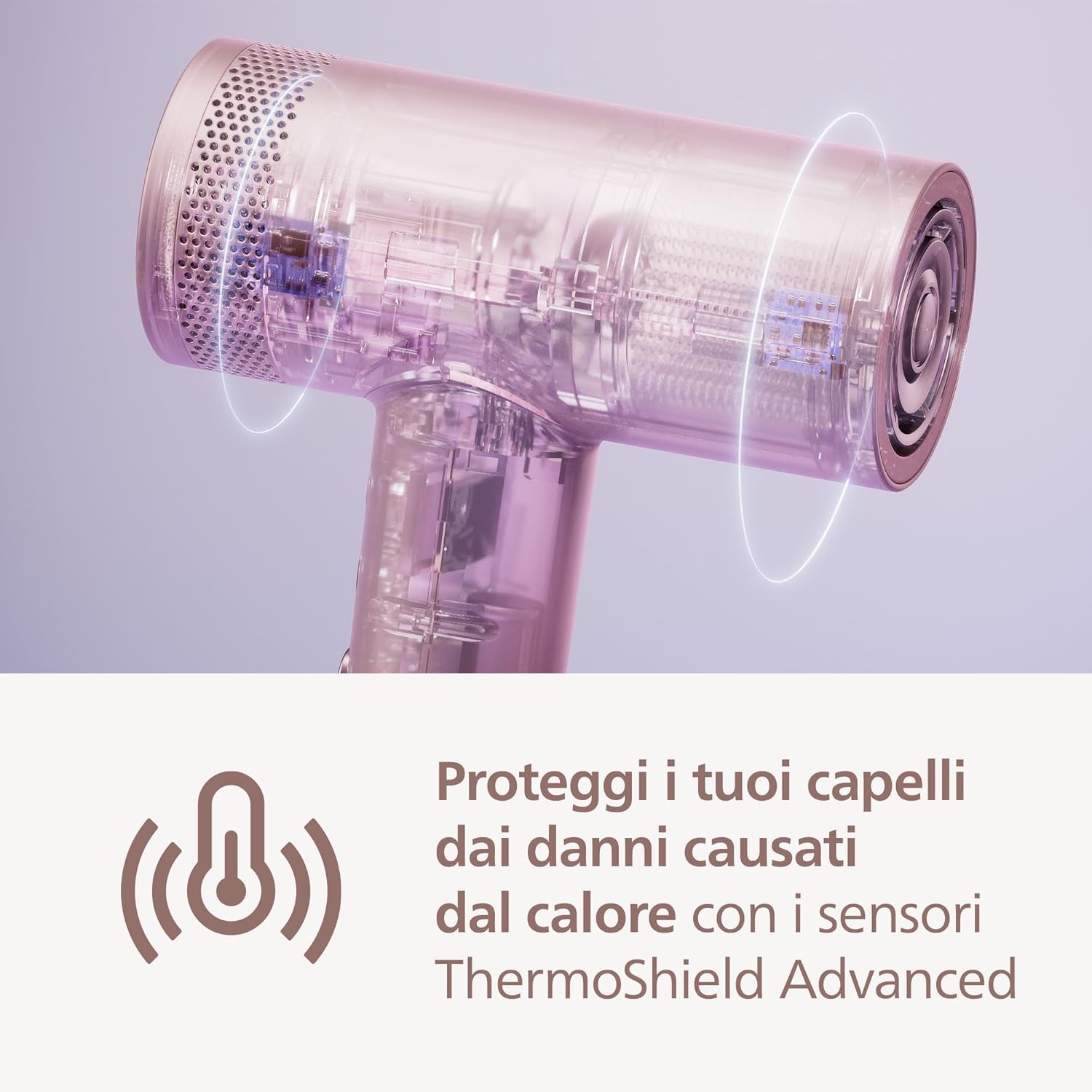 Thumbnail 1 de Philips Asciugacapelli Serie 8000 BHD837/10: potenza, rapidità e cura del cuoio capelluto