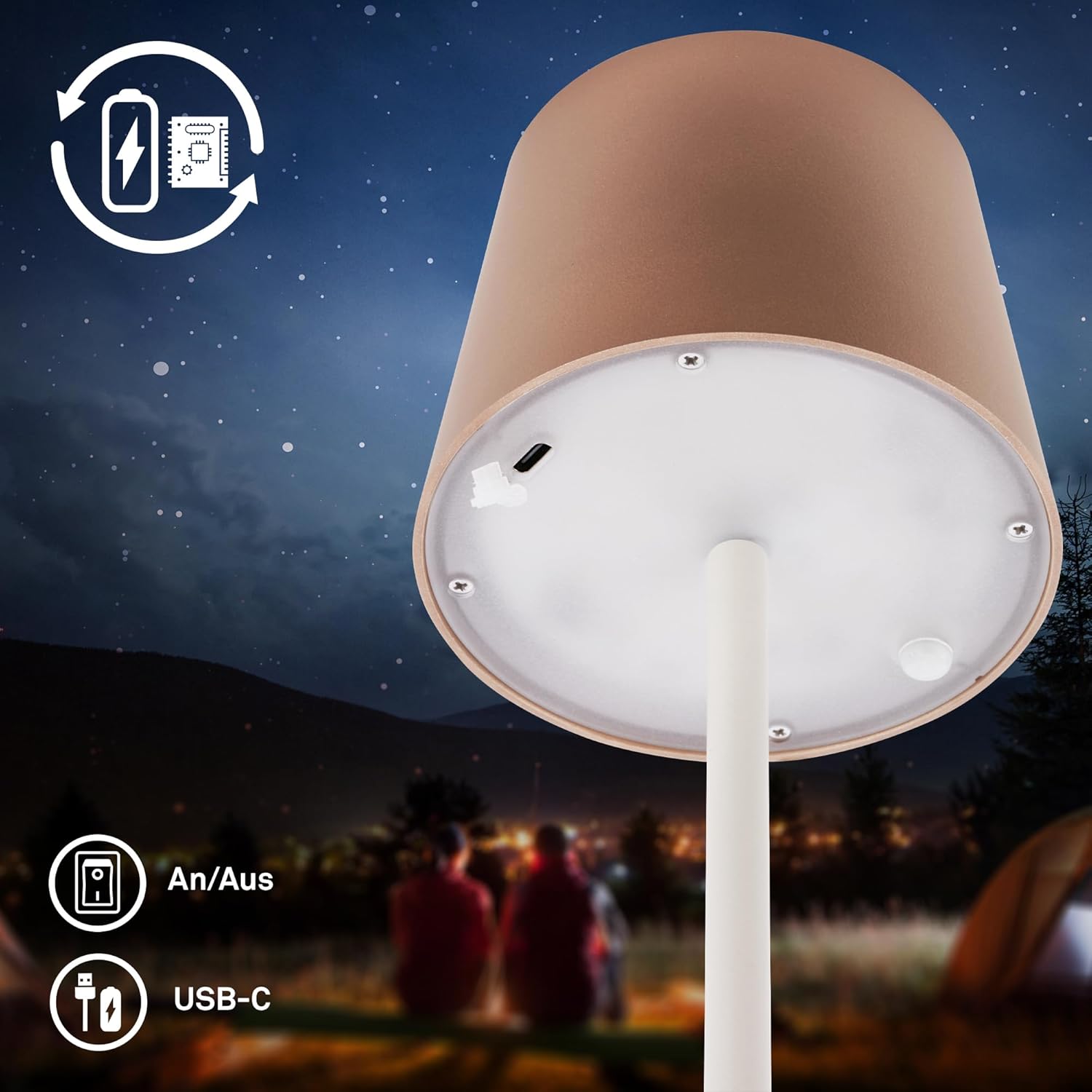 Thumbnail 6 de Briloner Lampada da tavolo LED 11x34,5 cm