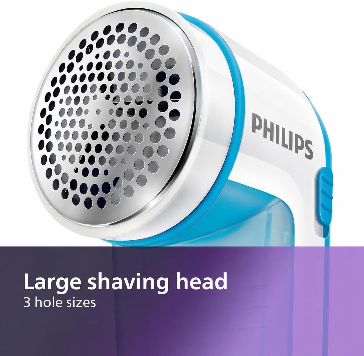 Detalle 1 de Philips GC026 Fabric Shaver with Large Shaving Head and Adjustable Blade Height