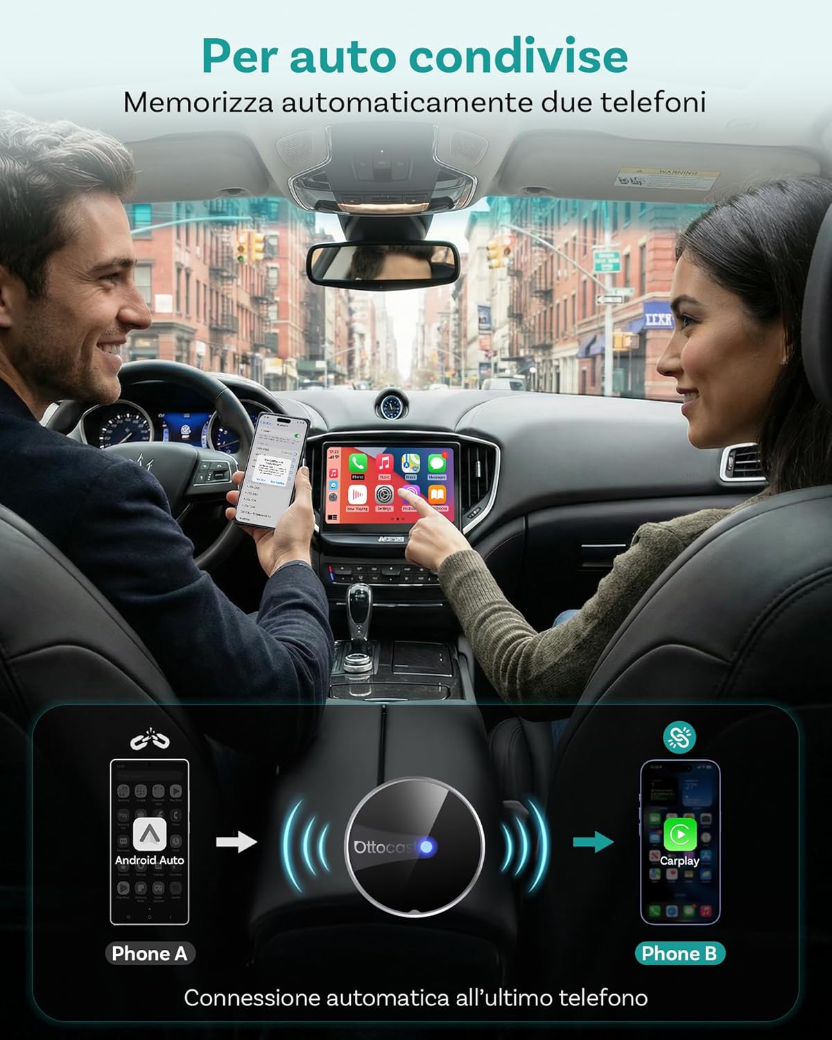 Thumbnail 3 de OTTOCAST MINI Tube Wireless CarPlay