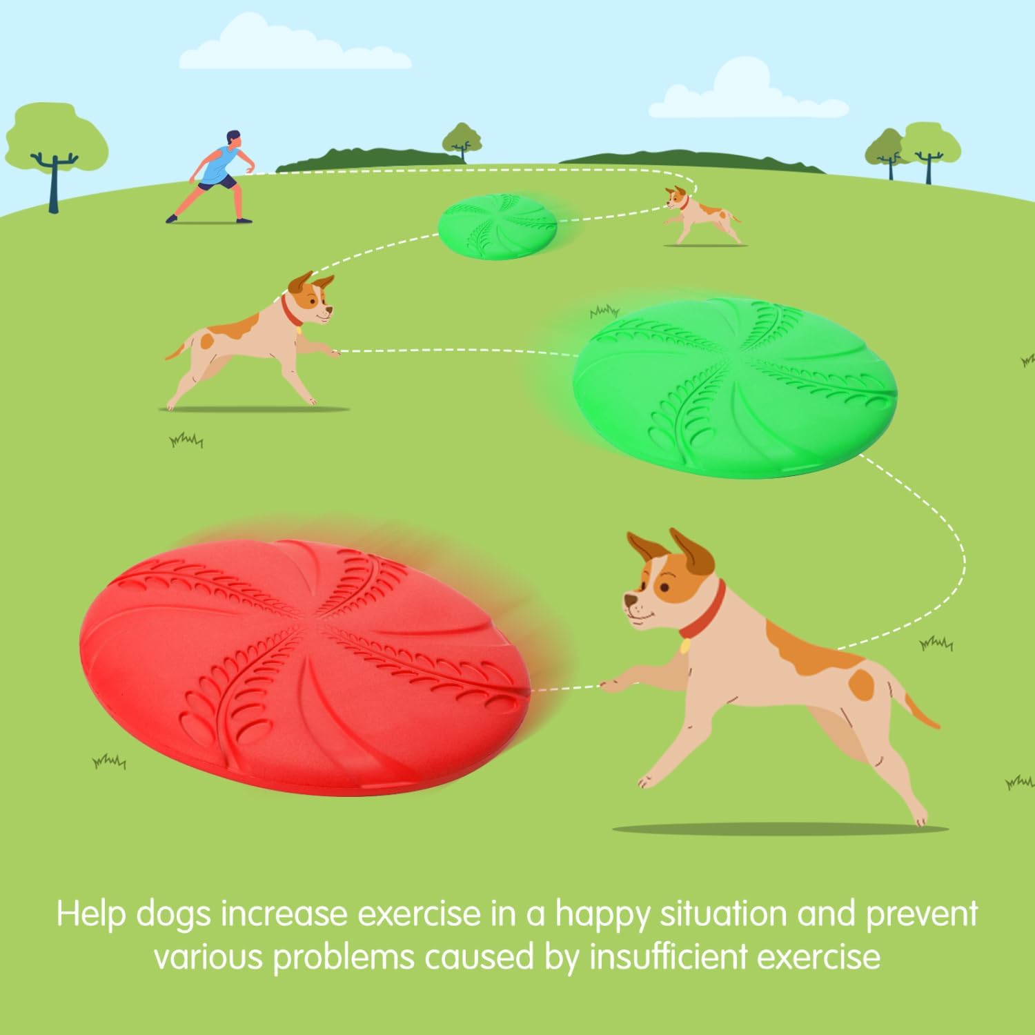 Detalle de Nobleza Frisbee per Cani 20 cm