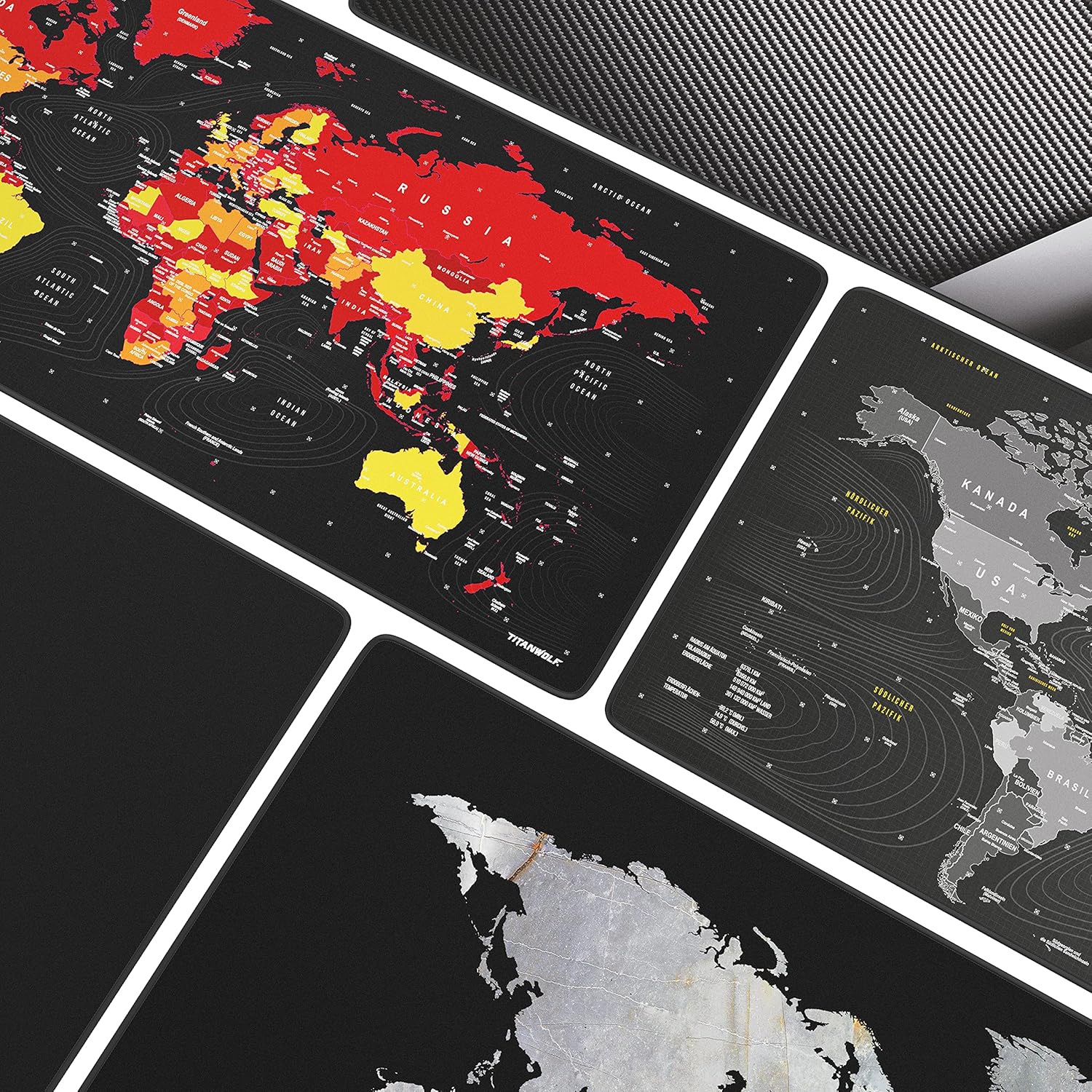 Thumbnail 3 de TITANWOLF XXL Mauspad 900×400 mm 🖱️