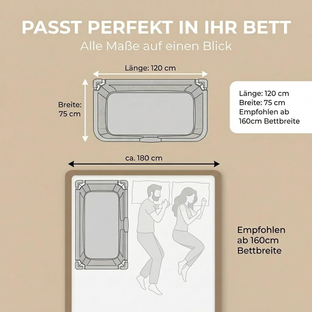 Thumbnail 4 de BabybeFun Beistellbett Baby für Elternbett