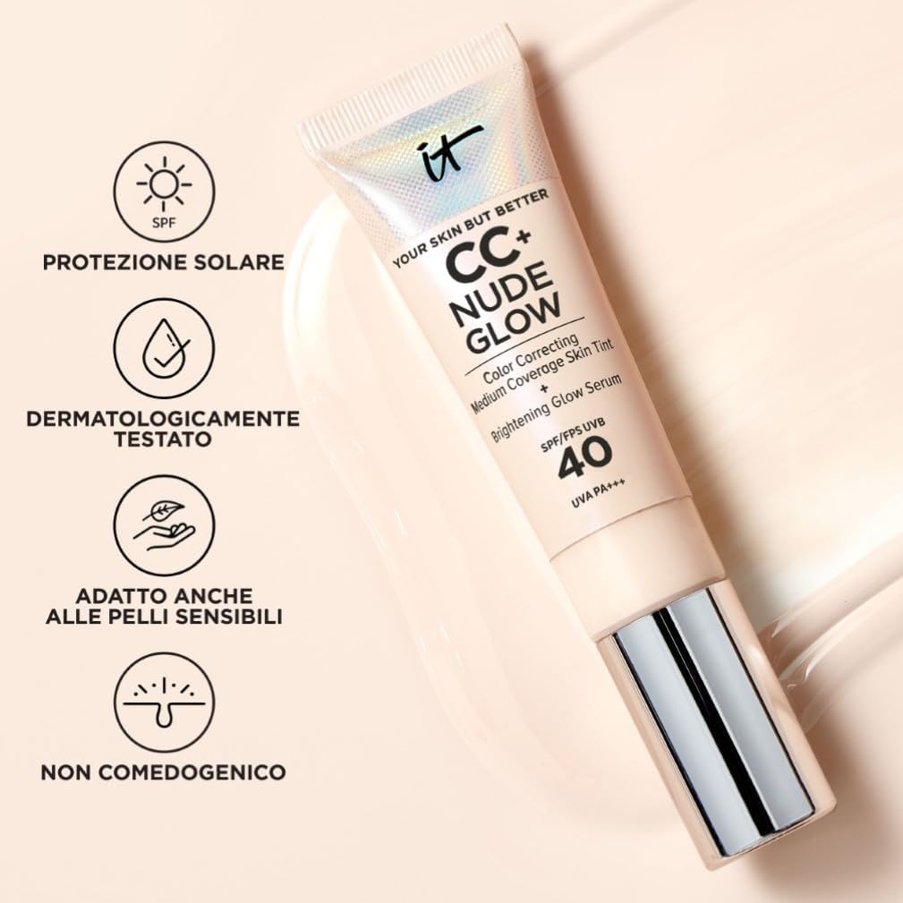 Thumbnail 5 de Your Skin But Better CC plus Cream Nude Glow: CC cream leggera con siero glow e SPF40