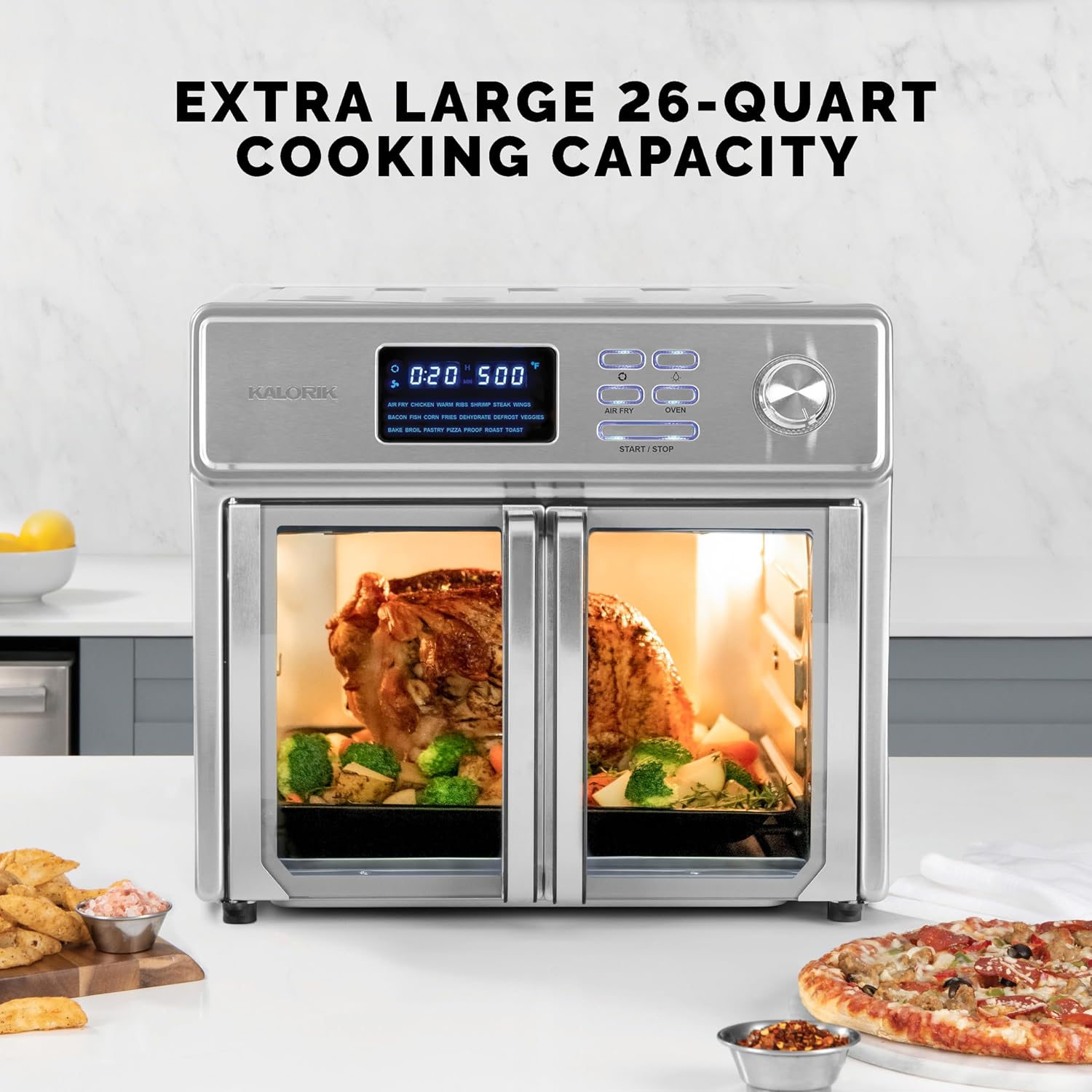 Detalle de Kalorik MAXX 26-Quart Air Fryer Oven