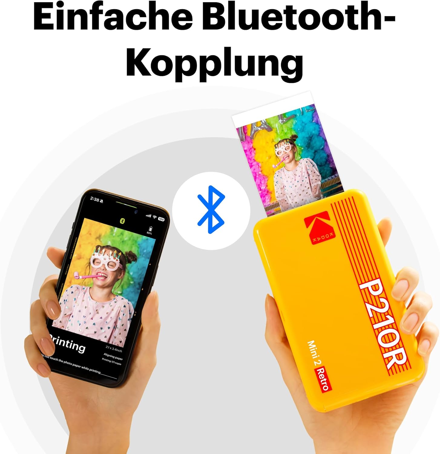 Thumbnail 4 de KODAK P210 Mini 2 Retro Fotodrucker 54×86 🖨