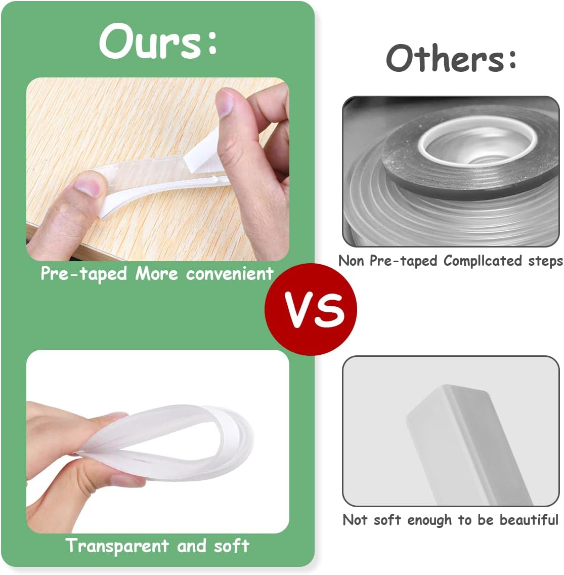 Thumbnail 4 de Vicloon silicone edge protector strip 4m