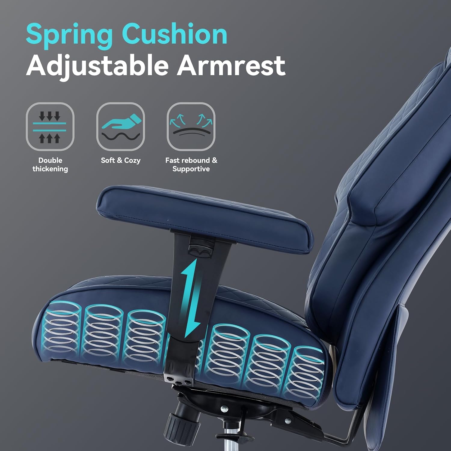 Thumbnail 4 de EXCEBET Big and Tall Office Chair 400lbs