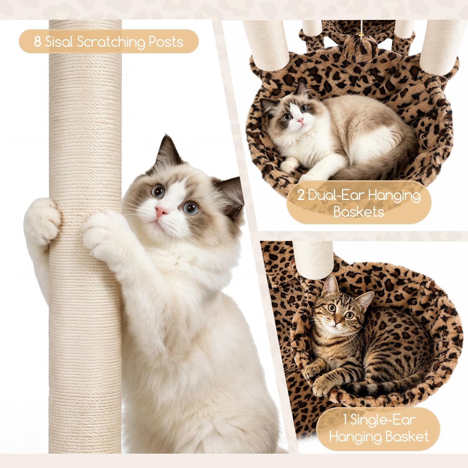 Detalle 2 de Globlazer Cat Tree, 82-Inch