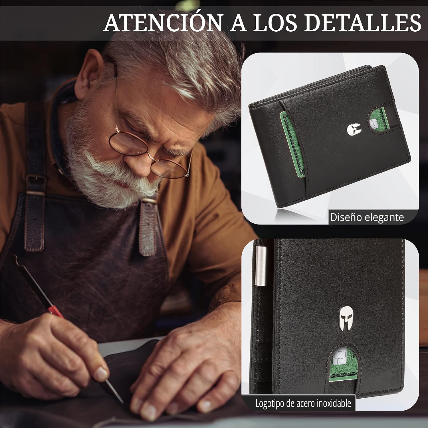 Thumbnail 6 de SPARTANO ADE Carteras RFID 11,5 x 8 cm
