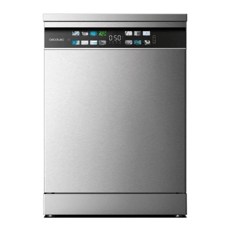 Detalle de Cecotec Bolero Aguazero 6700: Lavavajillas de 60 cm para 15 cubiertos, clase B, inox