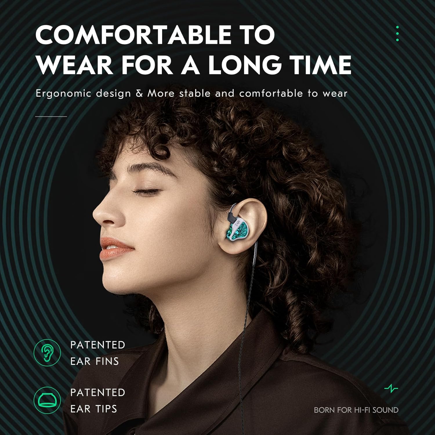 Thumbnail 2 de Yinyoo CCZ Harmony BC01 Pro wired in-ear earphones (hybrid driver IEM) — 3-frequency balanced sound