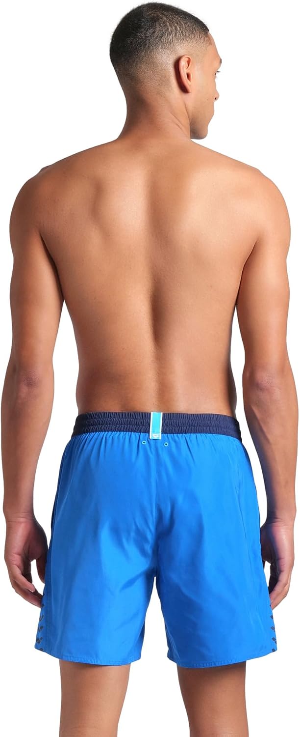 Detalle de ARENA Team Stripe Beach Boxer Swim Briefs – Boxer de plage en polyester recyclé