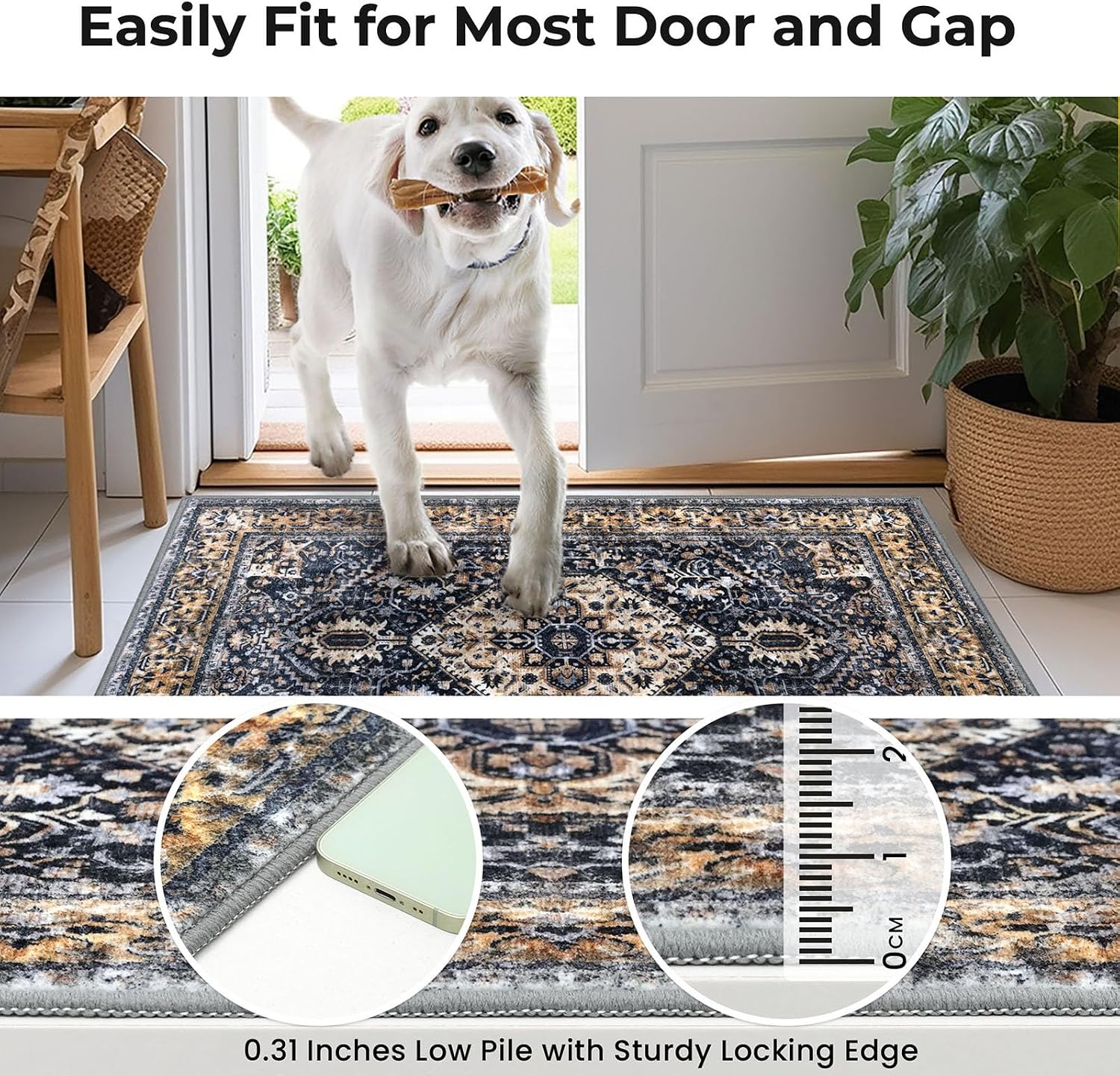 Thumbnail 5 de KOZYFLY Runners 3x8 Ft Washable Runner
