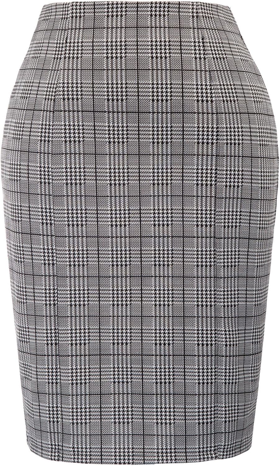 Detalle de Kate Kasin Plaid Pencil Skirt, Knee-Length